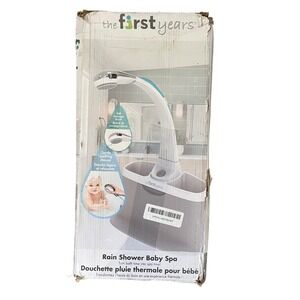 The First Years Rain Shower Baby Spa Bath Toy with Sprayer and Faucet Attachment